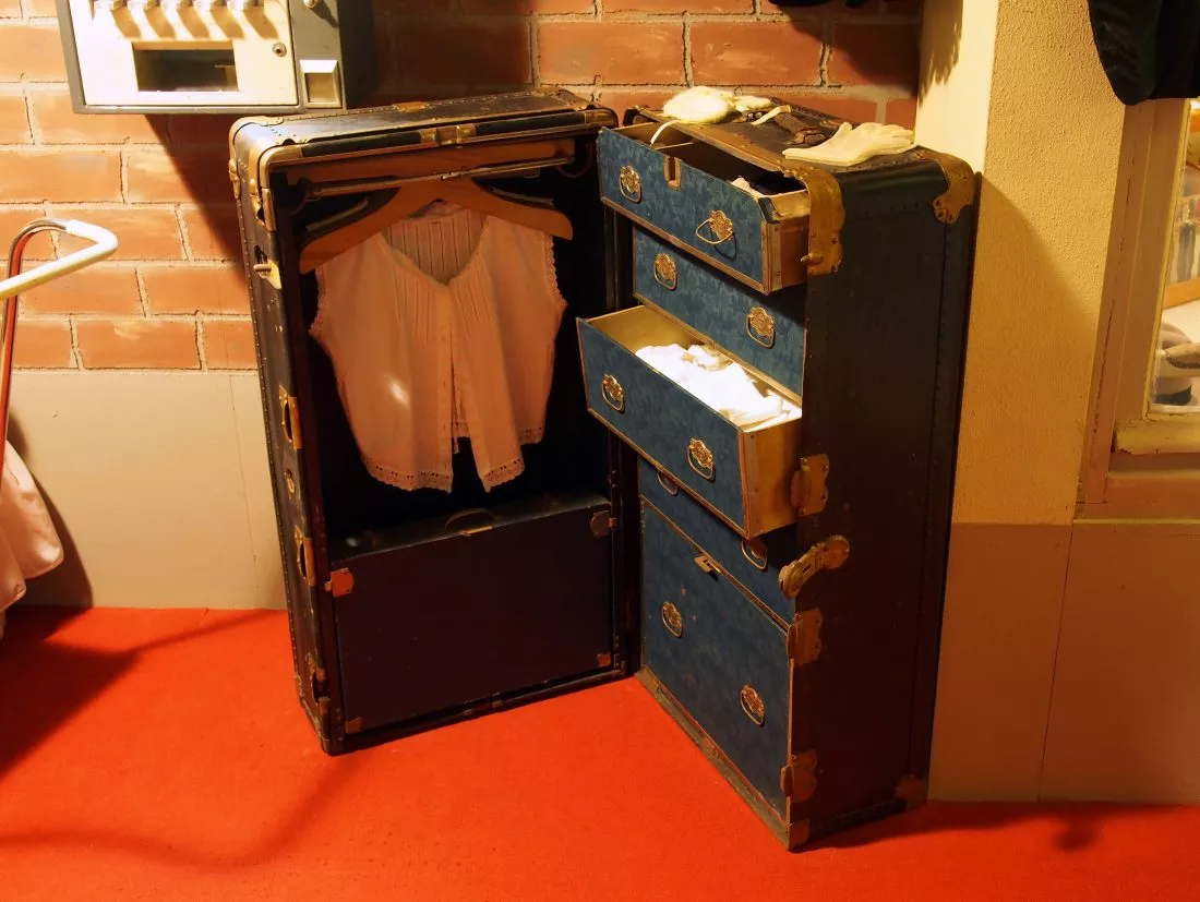 Vintage Suitcase Storage