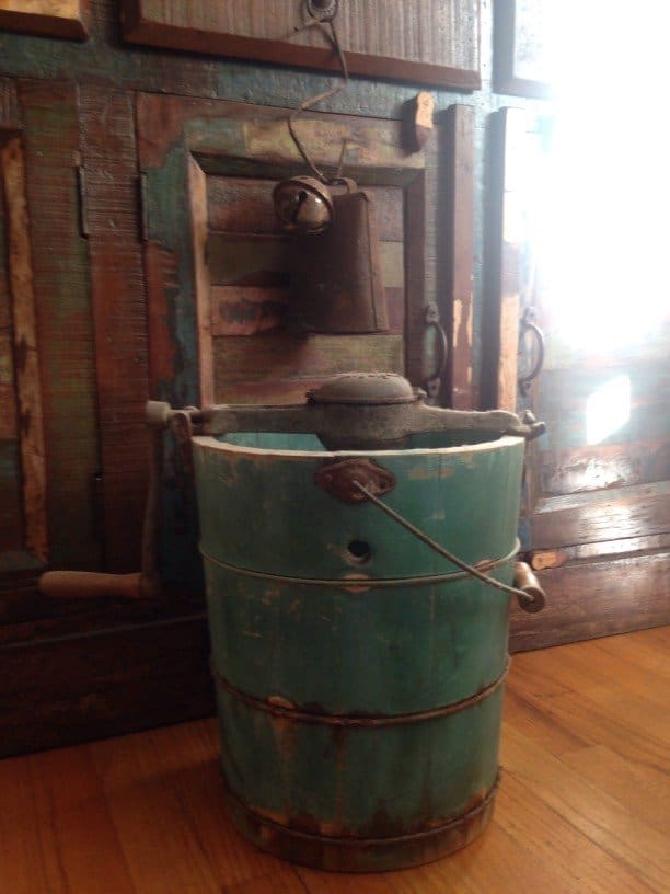 antique ice cream maker