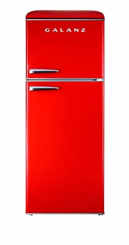 Galanz GLR10TRDEFR Retro Refrigerator, 10.0 Cu Ft, Red