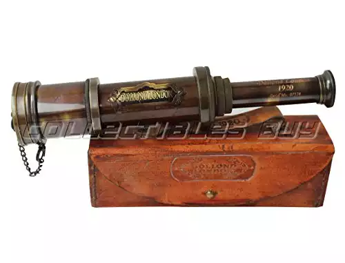 Vintage Ship Brass Telescope  and Trekking Royal Navy Designer | Amazon