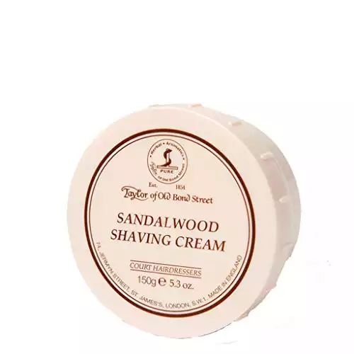 Taylor of Old Bond Street Sandalwood Shaving Cream Bowl, 5.3-Ounce