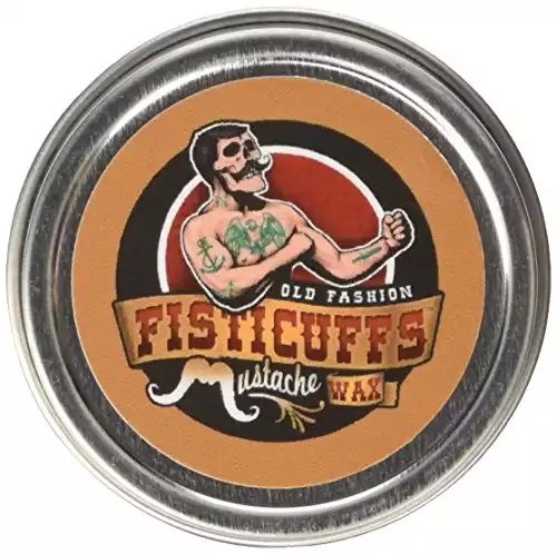 Fisticuffs Strong Hold Mustache Wax 1 OZ. Tin